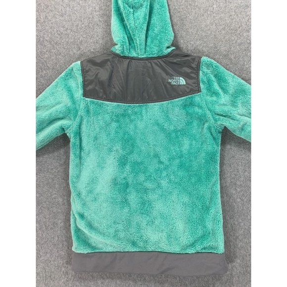 The North Face Denali‎ Fleece Full Zip Hoodie Jacket (Girl's Large) Green - Picture 12 of 12